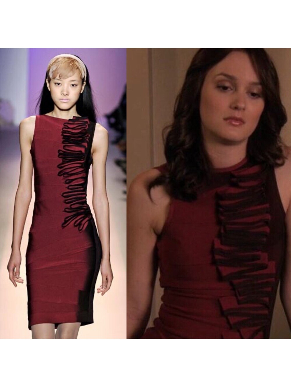 Herve Leger Runway Archive F/W 2008 ASO Blair Waldorf Gossip Girl XS
